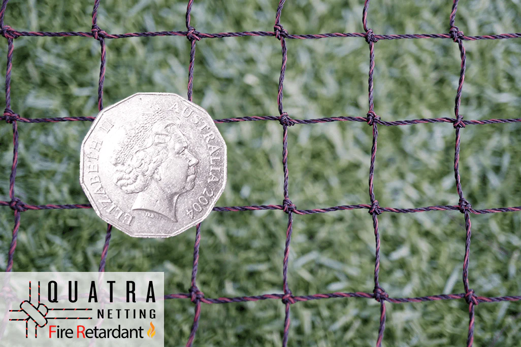 Fire Retardant 6ply Bird Netting