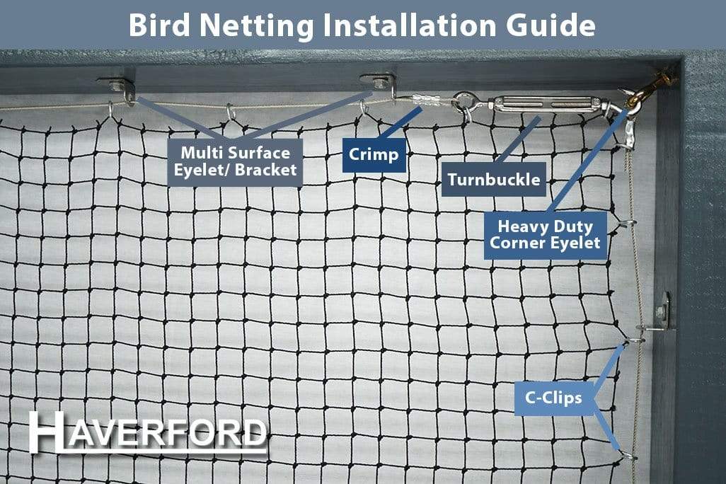 Knotted HDPE 19mm 6ply Commercial Bird Netting - Image 8