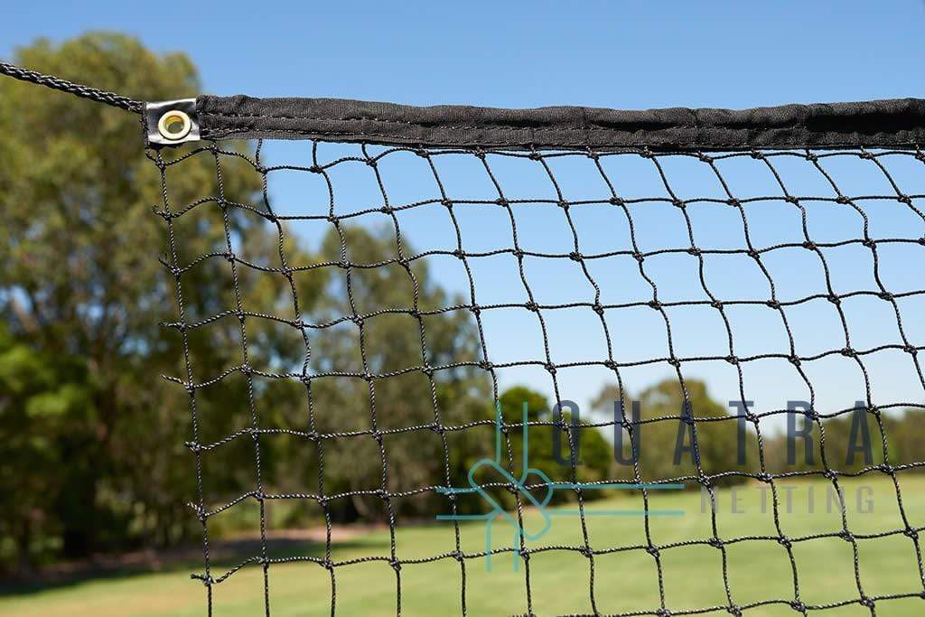 Pre-Made Sports Net w/ Webbing & Eyelets 36Ply / 40mm: Black - Image 6
