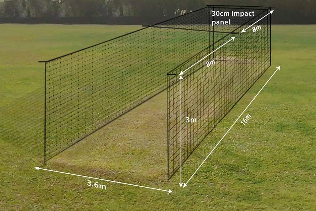 Sports Cage Open Ended 16m x 3.6m - Image 3